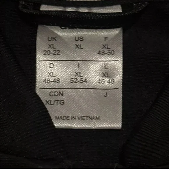 Adidas Women’s Essential Gym Track Jacket Black Full Zip 3 Stripe XL X-Large - Picture 2 of 4